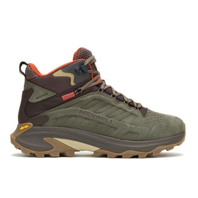 Imagen 1 del producto Botin Cuero Hombre Moab Speed 2 Leather Mid Waterproof Verde