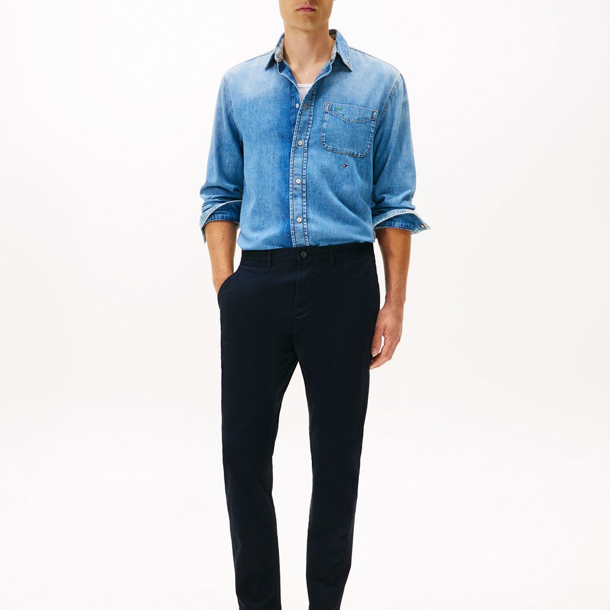 TOMMY HILFIGER - Pantalón Harlem Essential Azul Tommy Hilfiger