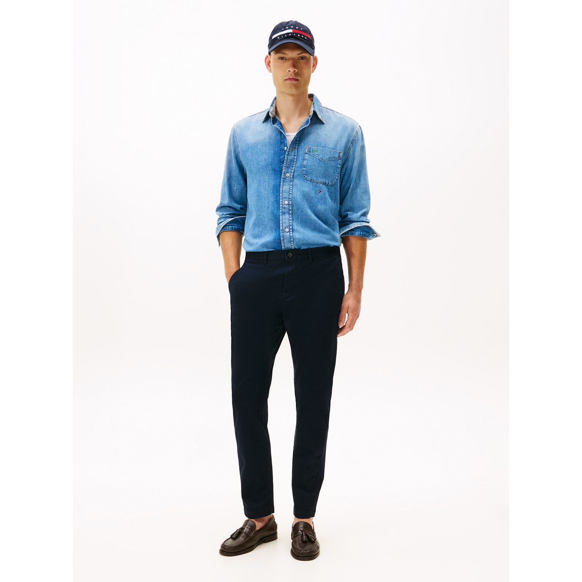 TOMMY HILFIGER - Pantalón Harlem Essential Azul Tommy Hilfiger