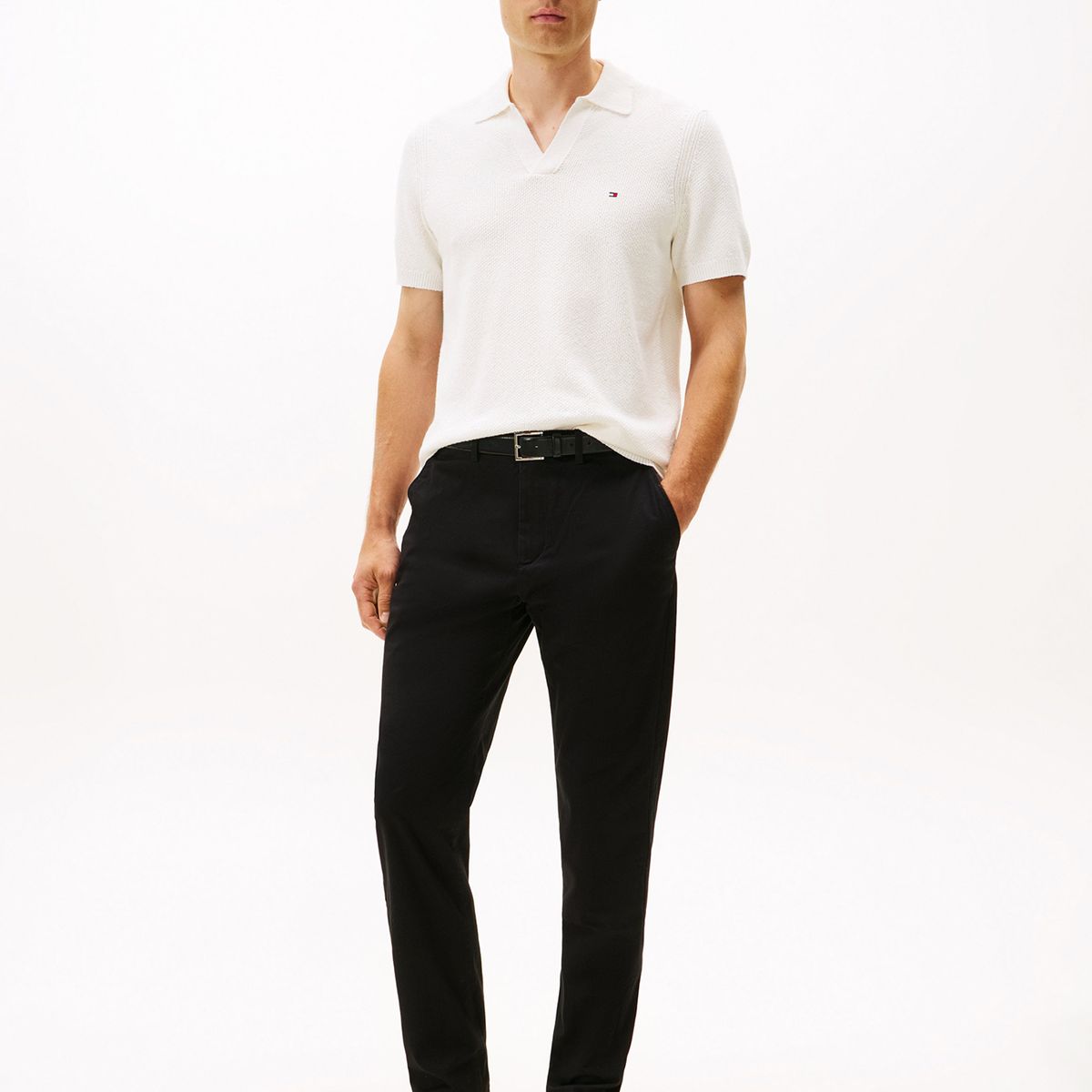 TOMMY HILFIGER - Pantalón Harlem Essential Negro Tommy Hilfiger