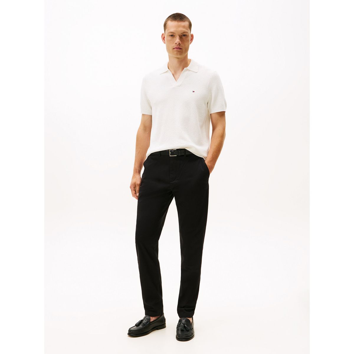 TOMMY HILFIGER - Pantalón Harlem Essential Negro Tommy Hilfiger