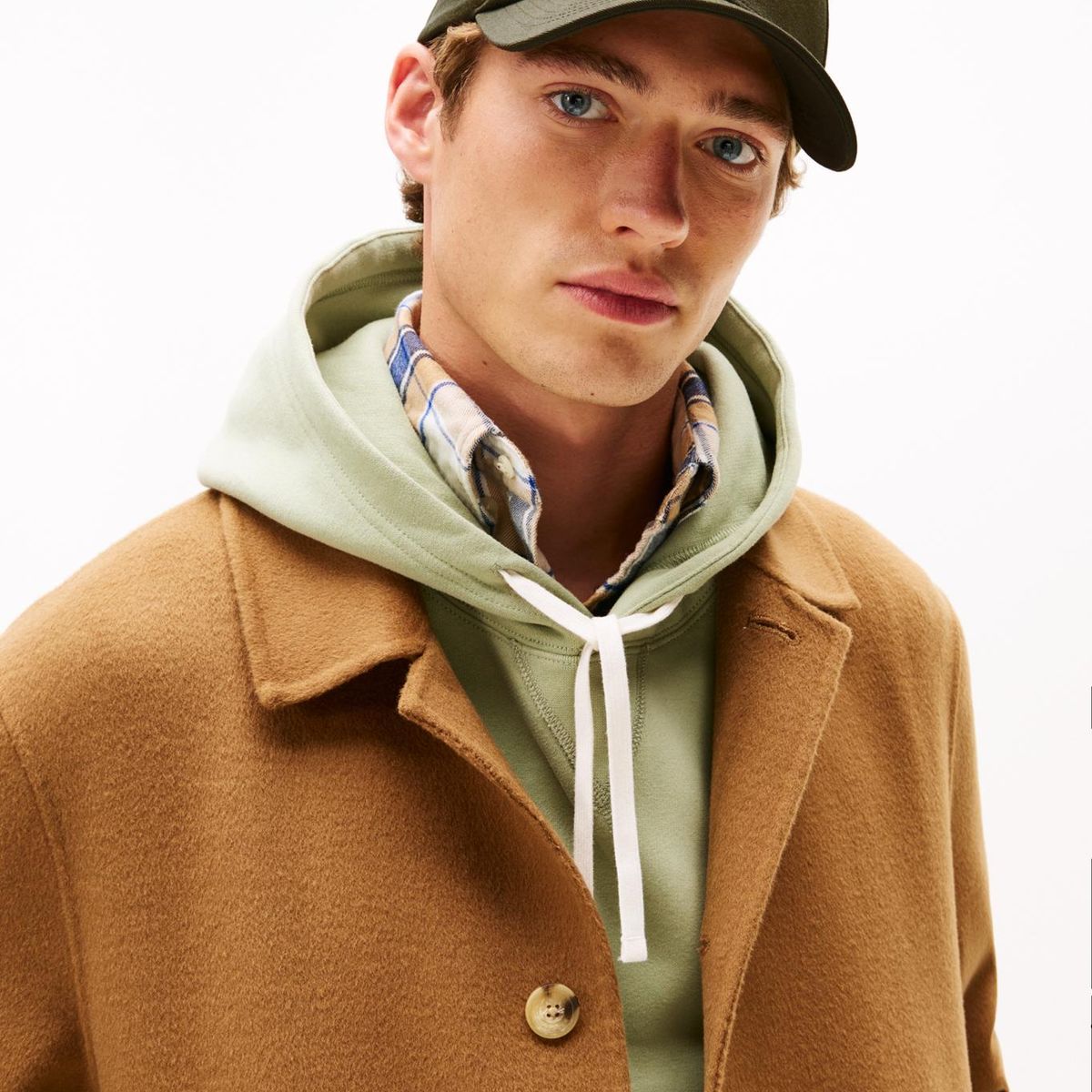 TOMMY HILFIGER - Jockey Flag Cotton Con Logo Verde Tommy Hilfiger