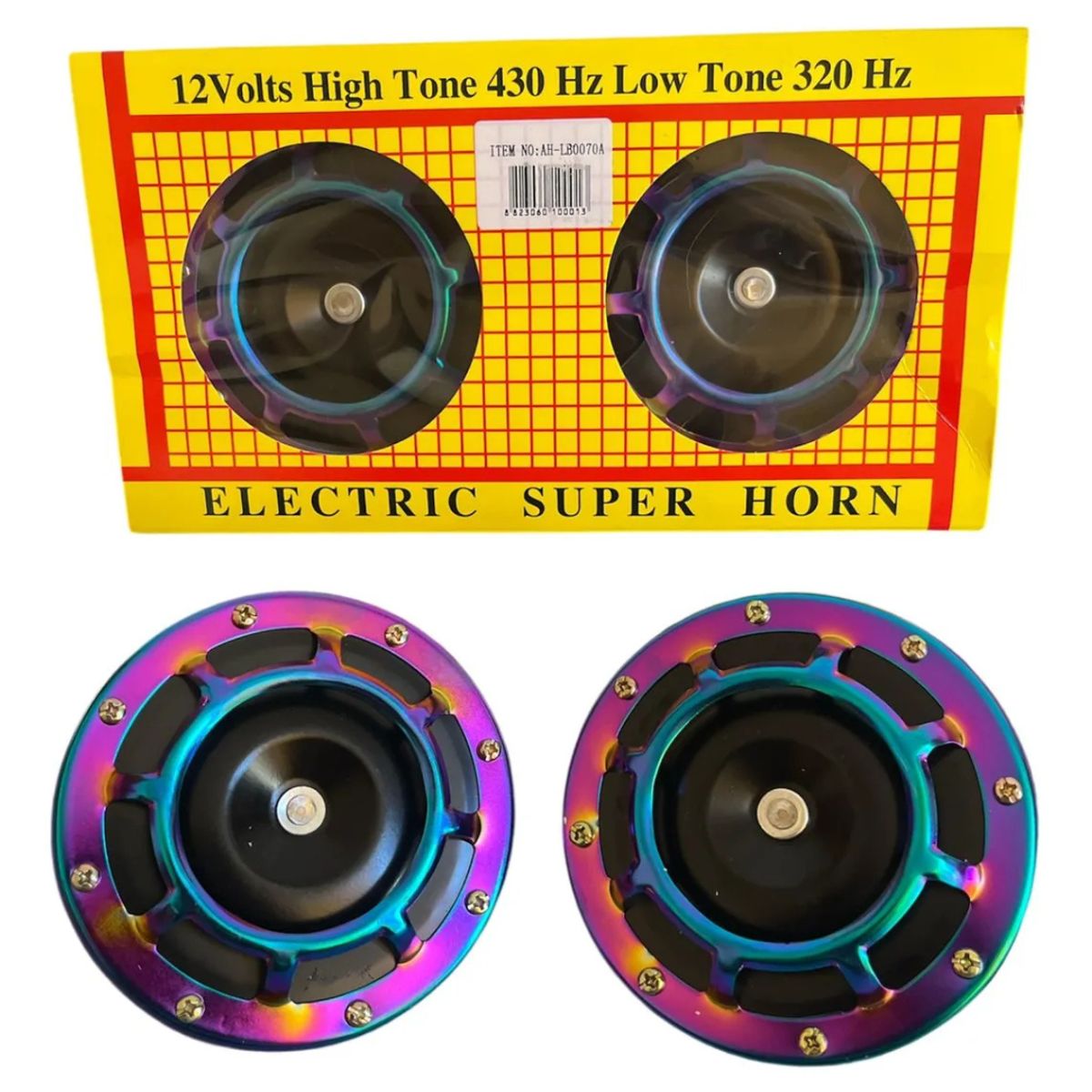 GENERICO - Par de Bocinas tornasol Tipo Hella Sonido Potente Tuning Universal