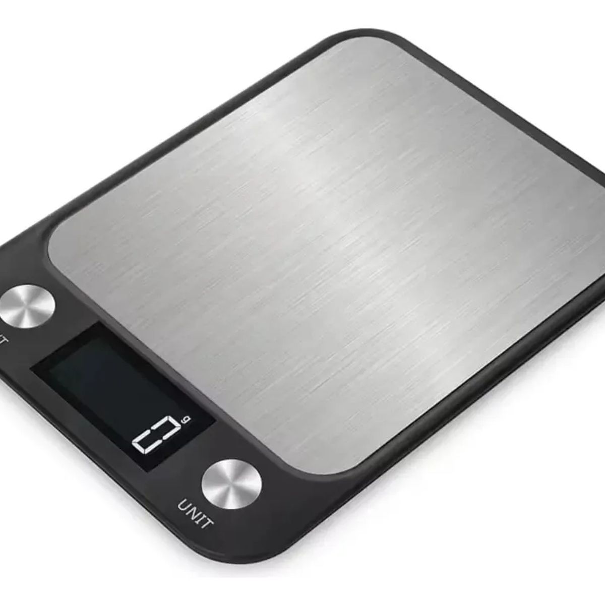 GENERICO - Balanza Pesa Cocina Digital 15kg Alta Precisión Gris Oscuro 15 Kg