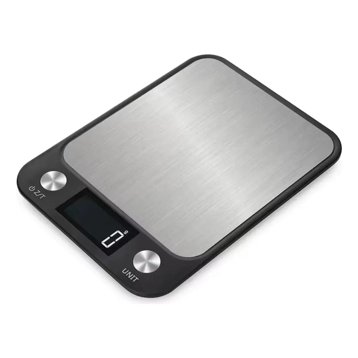 GENERICO - Balanza Pesa Cocina Digital 15kg Alta Precisión Gris Oscuro 15 Kg