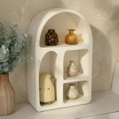SANTU HOME & DECO - Estante Escandinavo Ivory Arch Medium