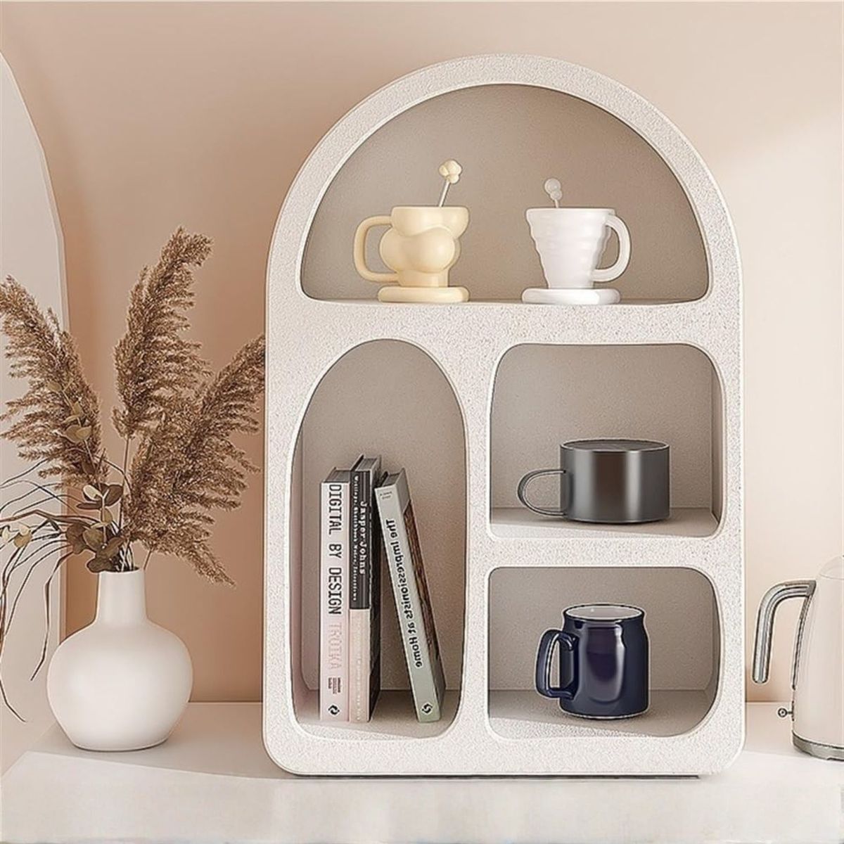 SANTU HOME & DECO - Estante Escandinavo Ivory Arch Medium