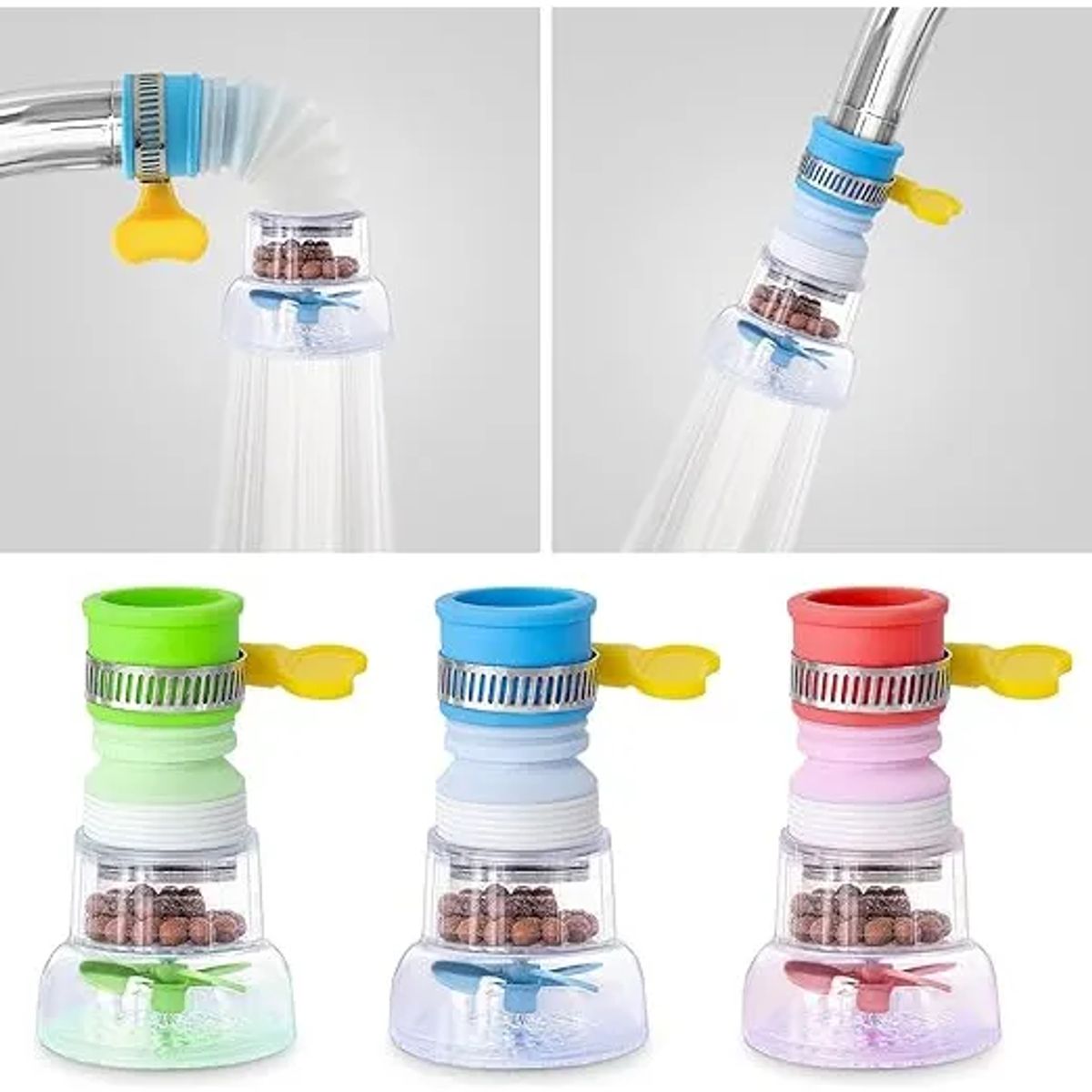 GENERICO - Filtro Aireador De Agua Para Grifo Con Extensor Giratorio