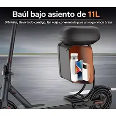 MOVI - Scooter Eléctrico Plegable con Asiento y Bolso 30 km