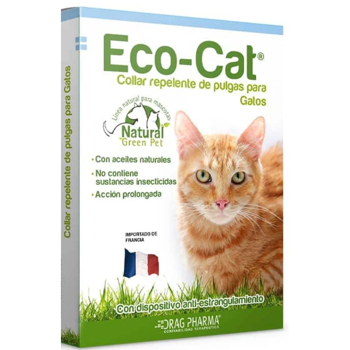 DRAG PHARMA - Eco Cat Collar Repelente De Pulgas Para Gatos