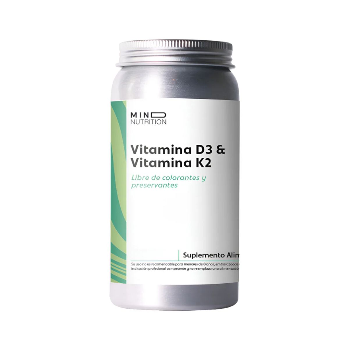 GENERICO - Vitamina D3 + K2 120 Capsulas Mind Nutrition