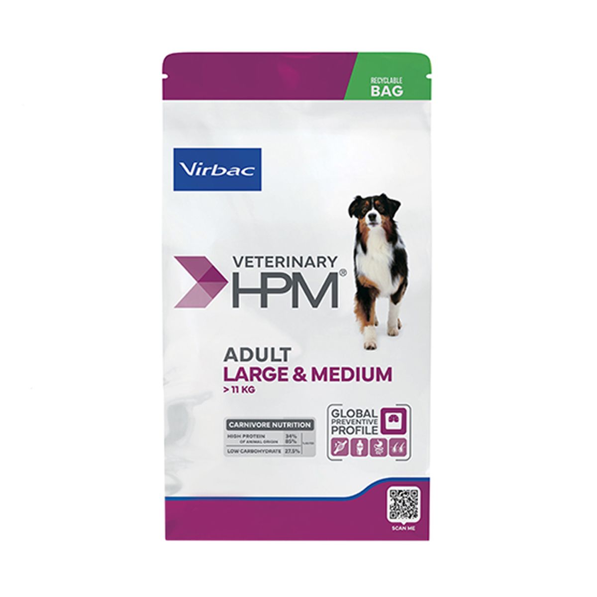 VIRBAC - Virbac Veterinary HPM Adulto Perro Large Medium 12 kg