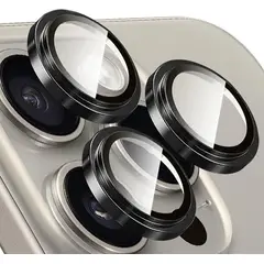 GENERICO - Protector Para Camara iPhone 13 Pro - 13 Pro Max - Negro