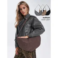 VELVET - Cartera London Chocolate