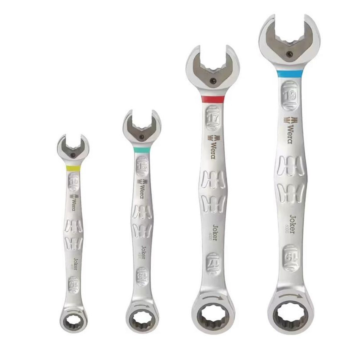 WERA - Set de 4 Llave Corona con Chicharra Joker 6000 Wera