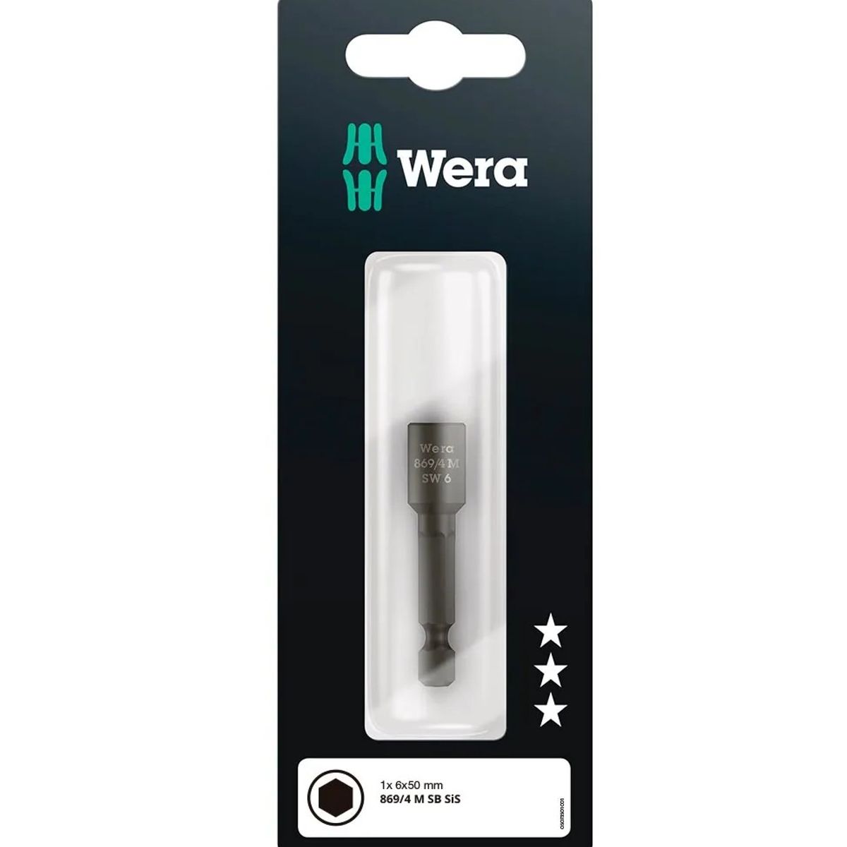 WERA - Aprieta Tuercas Magnético 6 x 50 mm