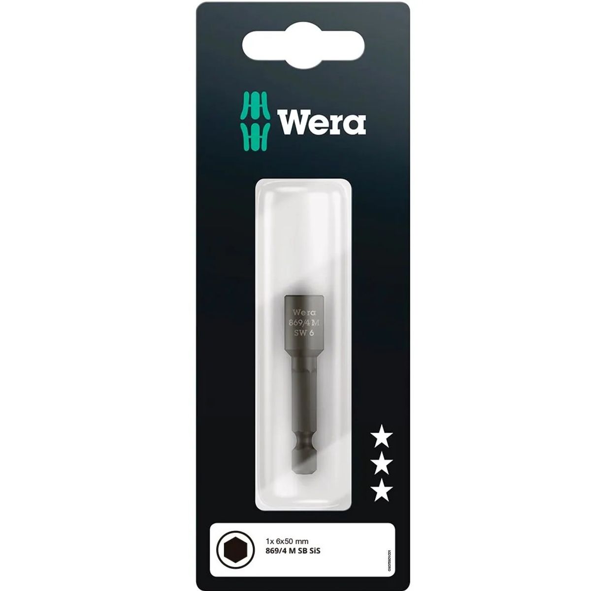 WERA - Aprieta Tuercas Magnético 6 x 50 mm