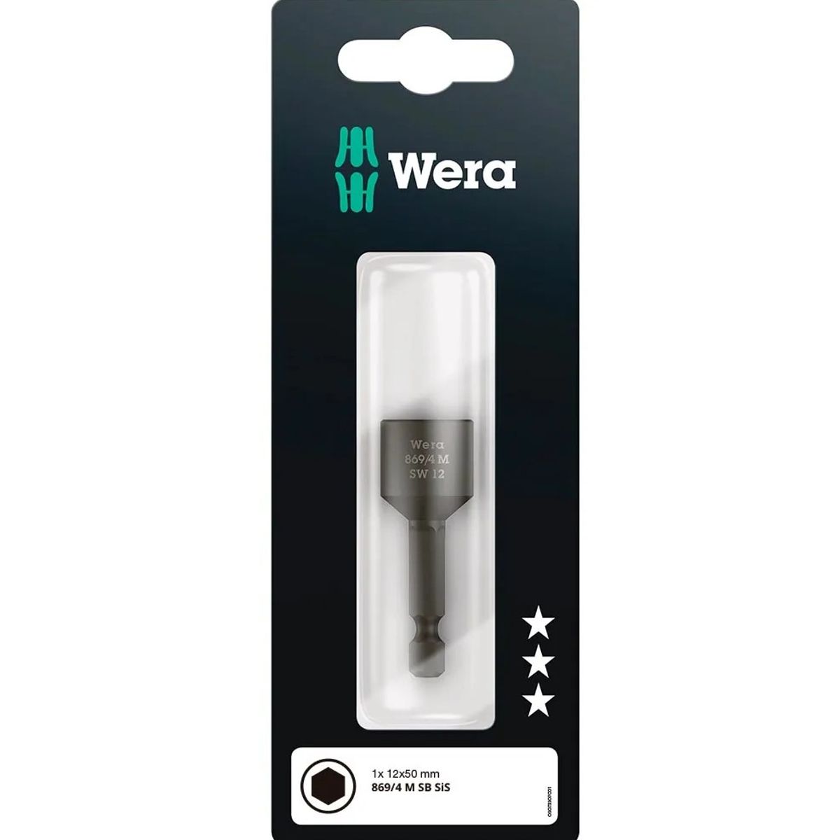 WERA - Aprieta Tuercas Magnético 12 x 50 mm