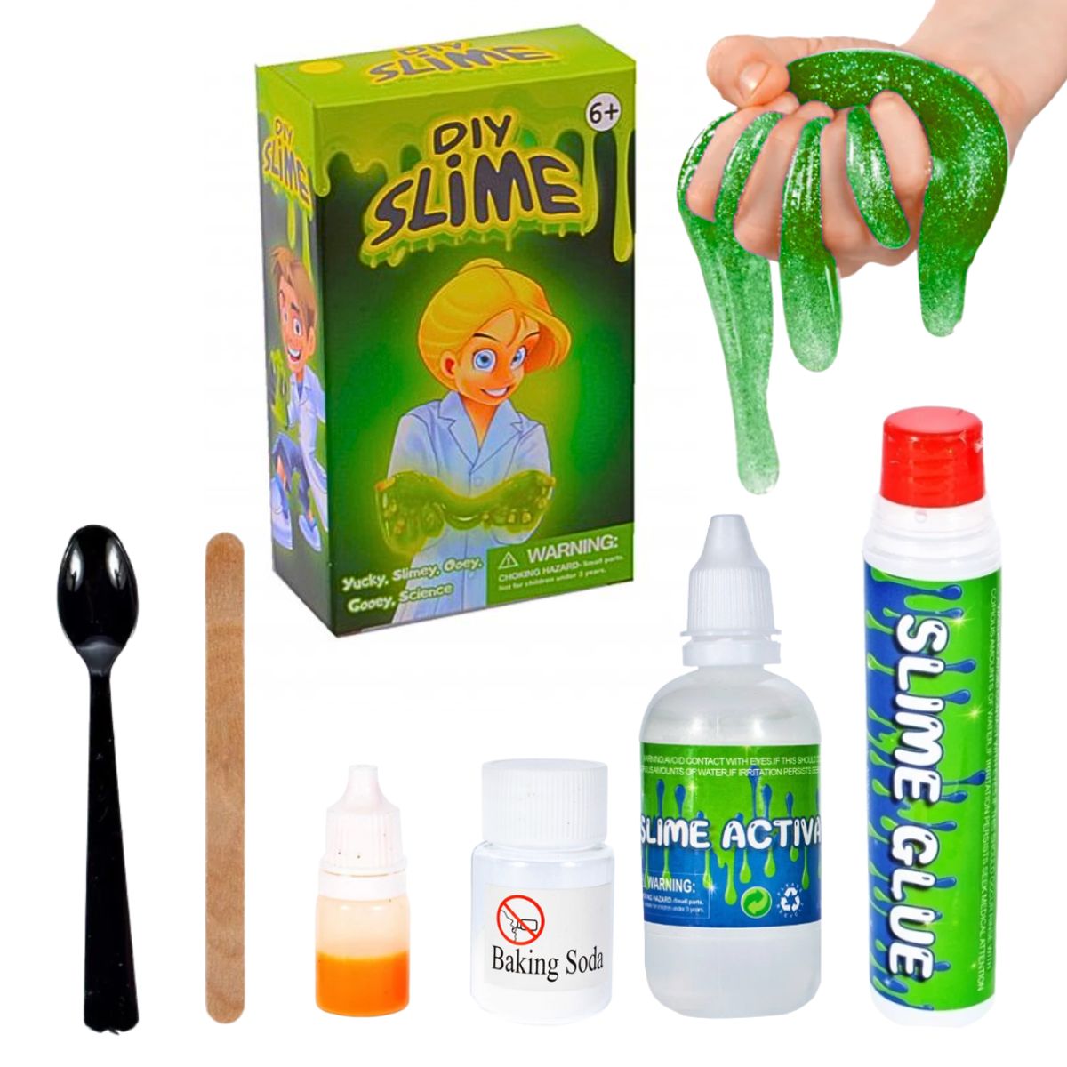 GENERICO - Kit Científico De Slime Experimento Lavable No Tóxico