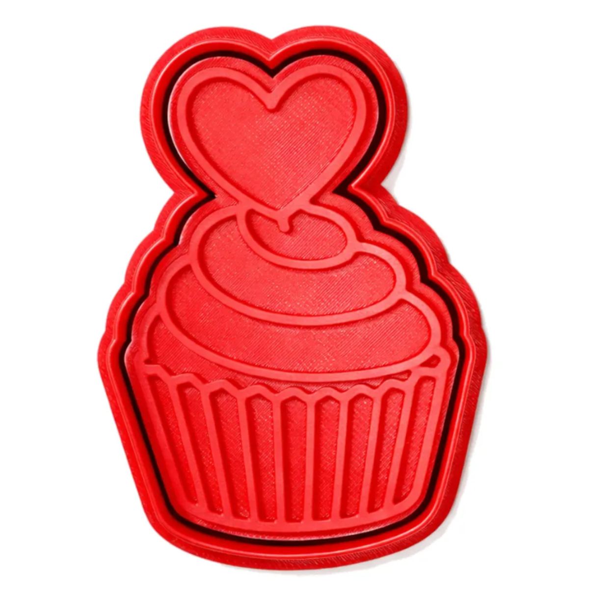 GENERICO - Cortador De Galletas  Cupcake Del Amor