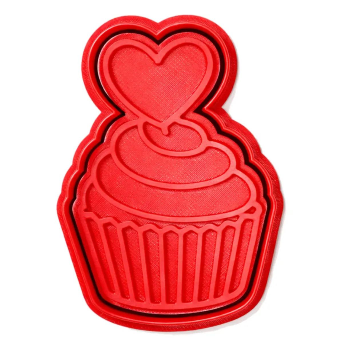 GENERICO - Cortador De Galletas  Cupcake Del Amor
