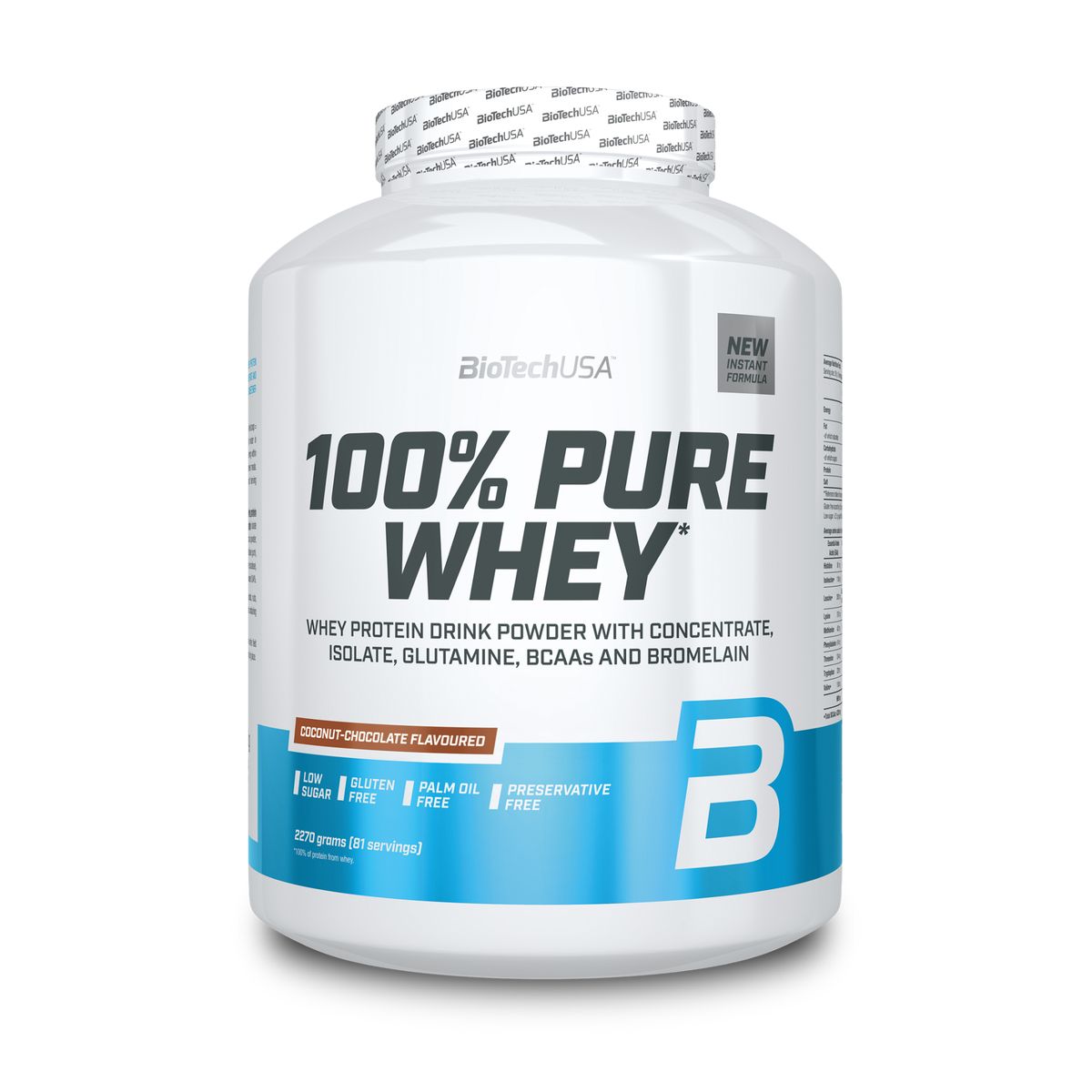 BIOTECH USA - 100% Pure Whey BioTech USA 81 servicios Chocolate peanut Butter