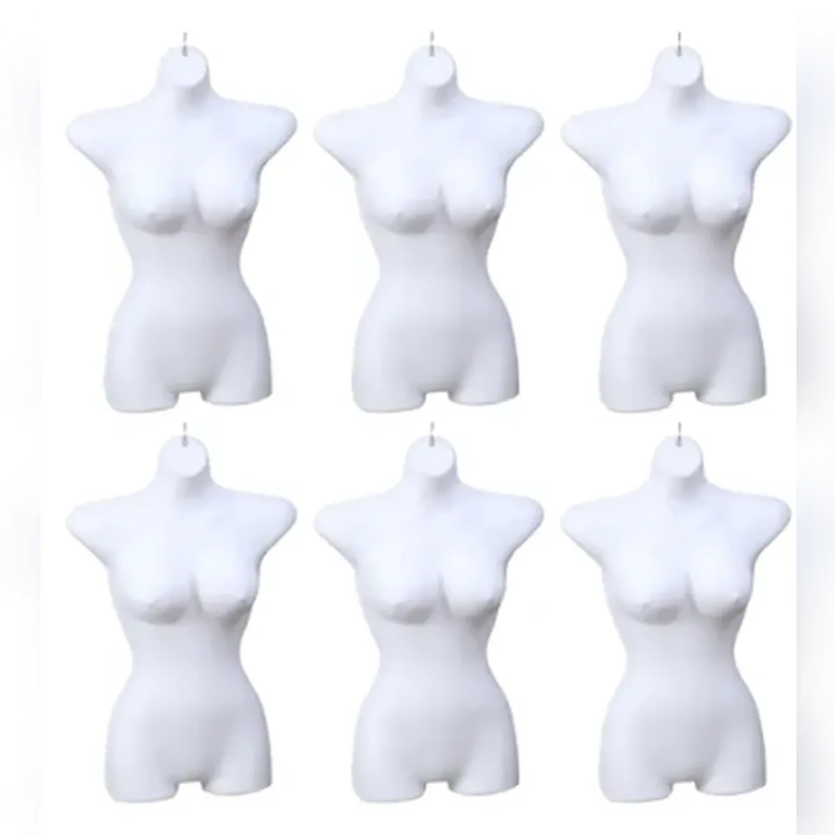 GENERICO - Maniquí de Exhibición Femenino Medio Cuerpo - 69×41×17 cm