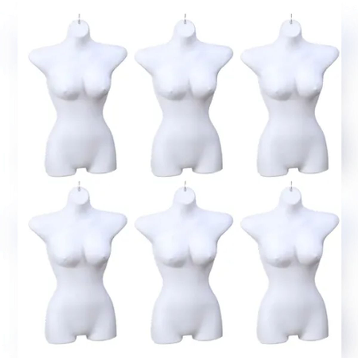 GENERICO - Maniquí de Exhibición Femenino Medio Cuerpo - 69×41×17 cm