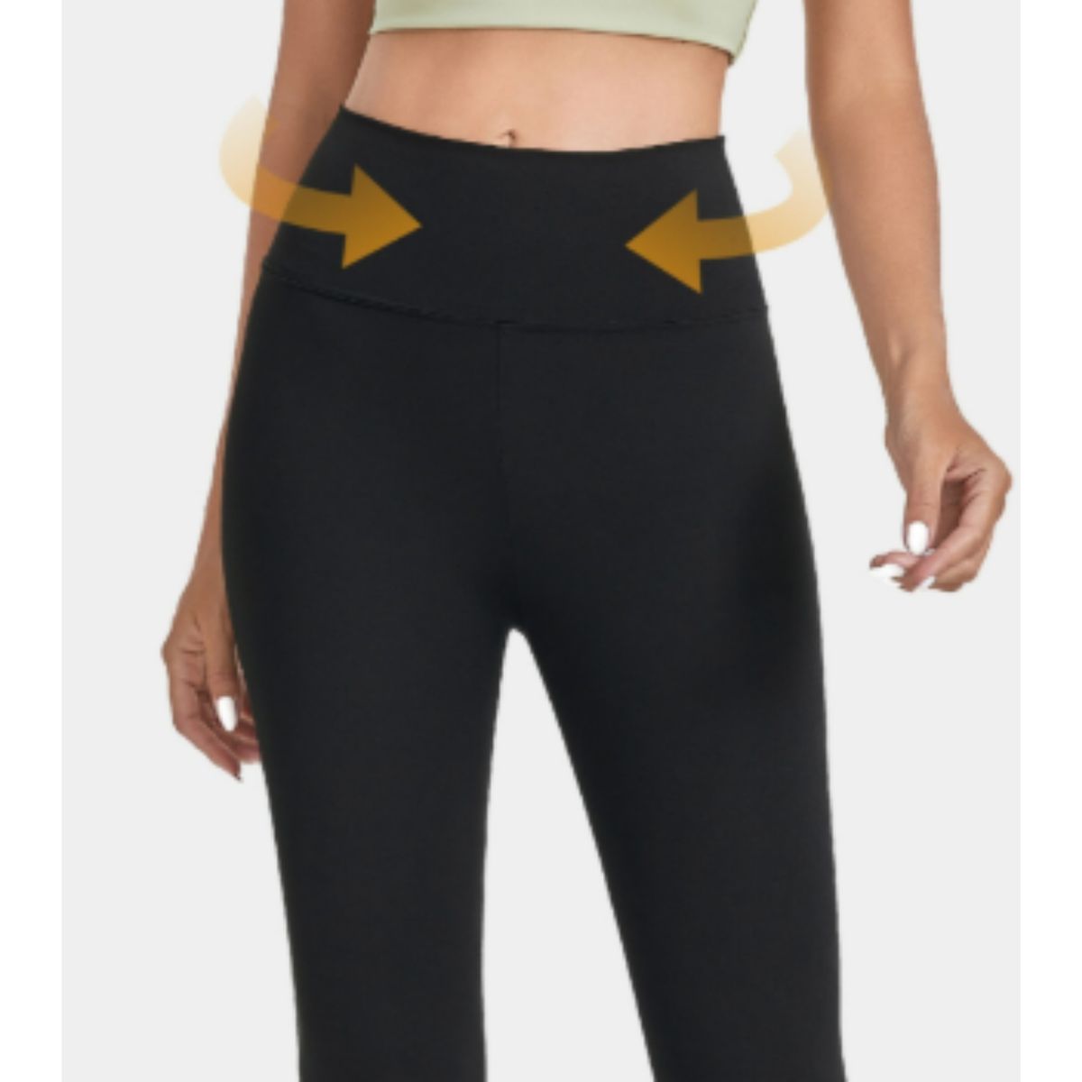 LIKE SHOP - Calza Lycra Premium Mujer Tiro Alto Deportivo Moldeadora lisa 8011