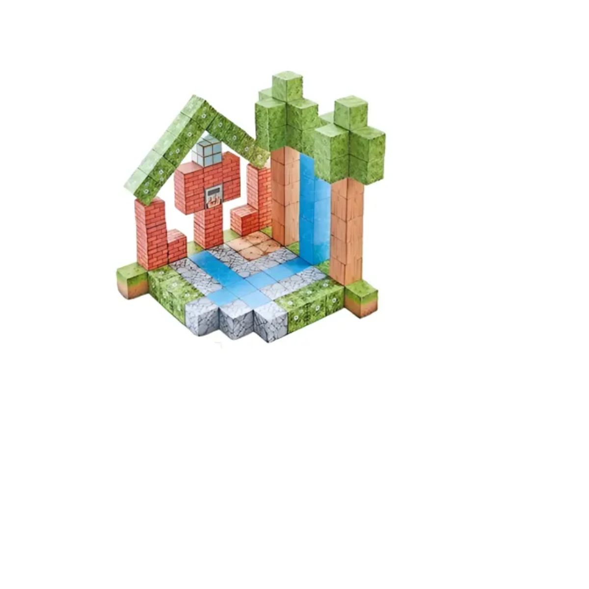 GENERICO - Juguete Armable Construcción Magnético Didáctico 3d