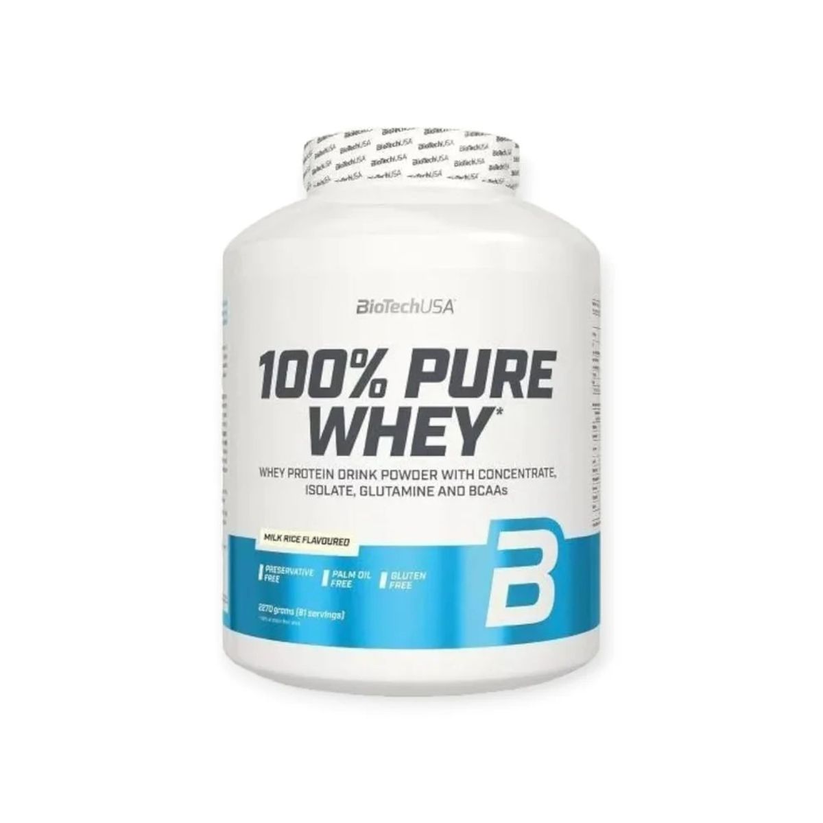 BIOTECH USA - PROTEINA 100% PURE WHEY 5LBS 81SV MILK RICE - BIOTECHUSA