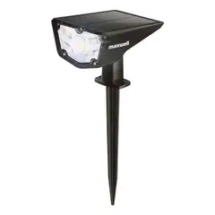 GENERICO - Foco Estaca Led Solar Jardin Maxwell Impermeable Luz Calida
