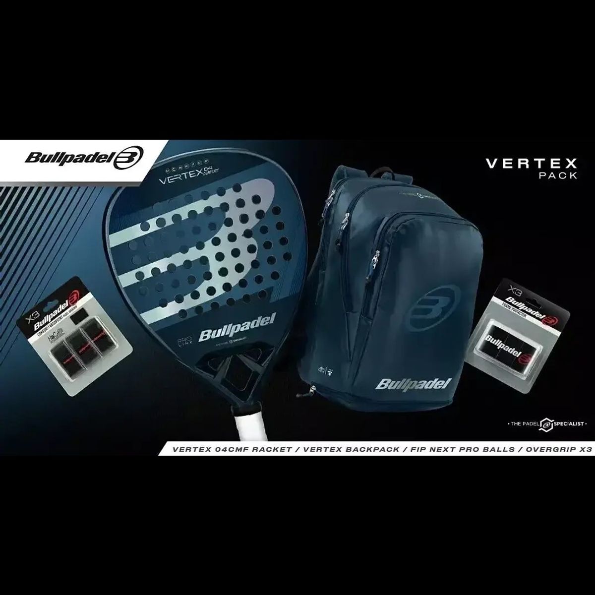 BULLPADEL - Pack Bullpadel Vertex Comfort 04