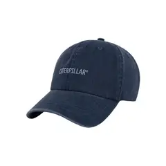 CAT - Jockey Algodón Hombre 6 Panel Washed Unstr Azul