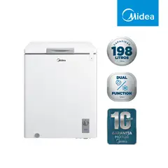 MIDEA - Freezer Horizontal Frio Directo 142 lts MFH-1430B186C