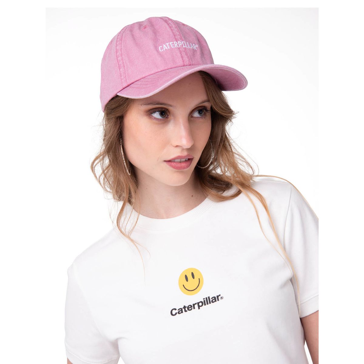 CAT - Jockey Algodón Mujer 6 Panel Washed Unstr Rosa CAT