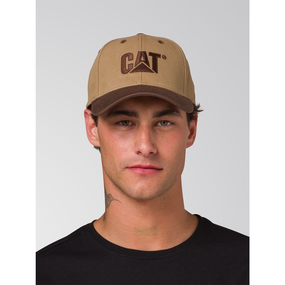 CAT - Jockey Algodón Hombre Cat Logo Combination Café CAT