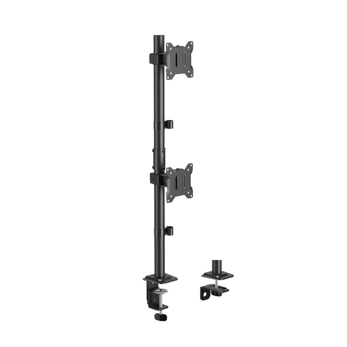 BRASFORMA - Soporte para 2 monitores 17" ~ 32" en Vertical  20kg  360° - BM725 Brasforma