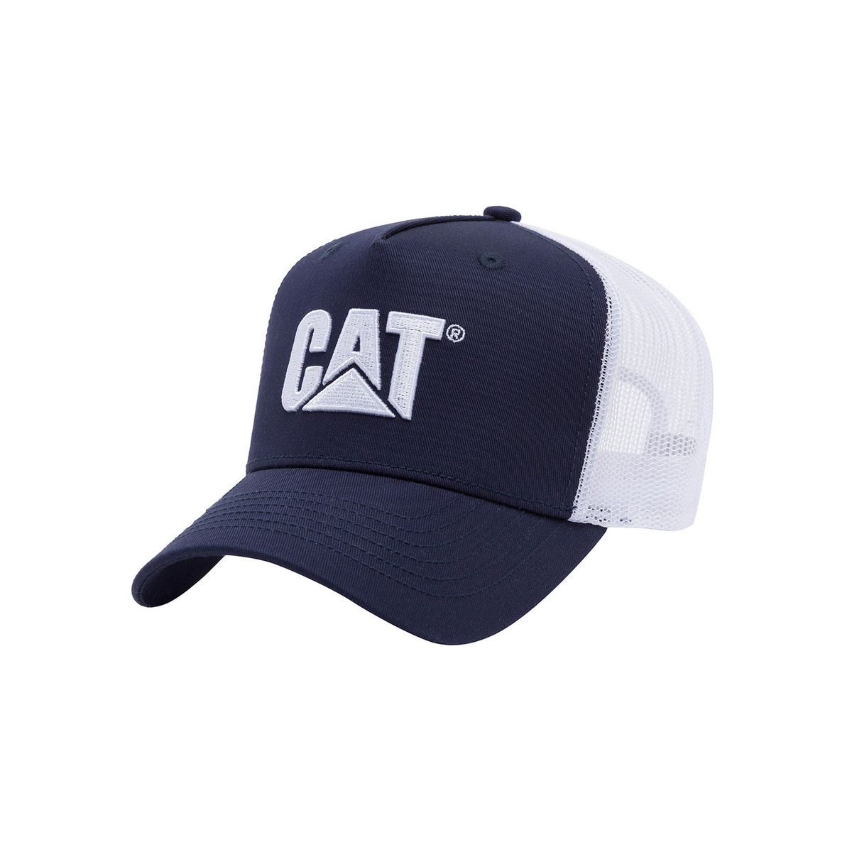 CAT - Jockey Hombre Trucker 2D Logo Hat Azul CAT