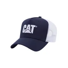 CAT - Jockey Hombre Trucker 2D Logo Hat Azul