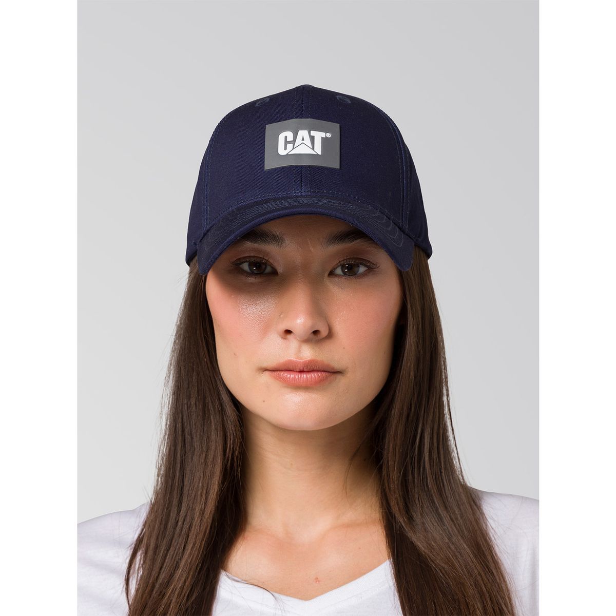 CAT - Jockey Algodón Hombre 6 Panel Promo Hat Azul Oscuro CAT