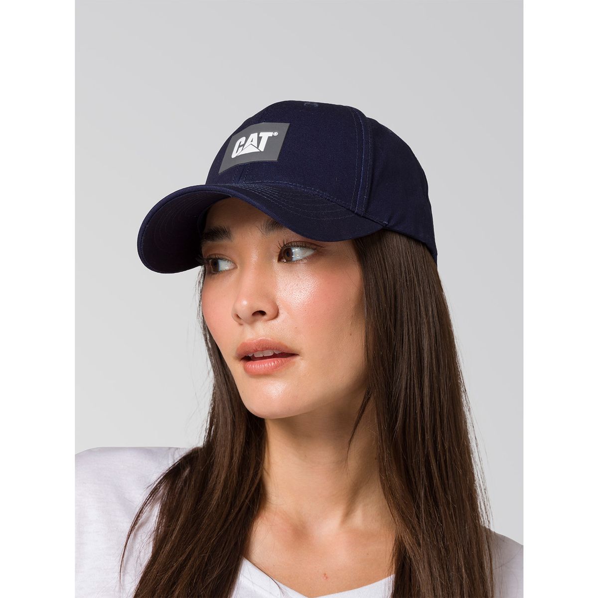 CAT - Jockey Algodón Hombre 6 Panel Promo Hat Azul Oscuro CAT