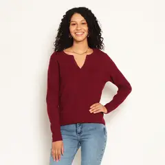 WADOS - SWEATER MANGA LARGA ESCOTE V
