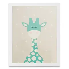 GENERICO - Cuadro Infantil Jirafa 40×50 cm