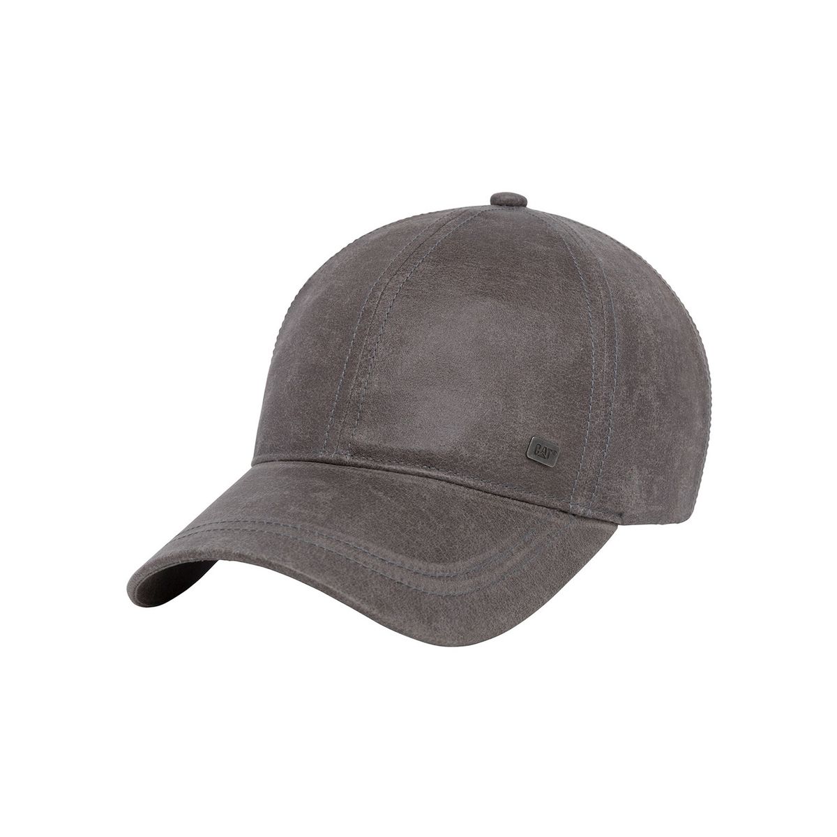 CAT - Jockey Hombre Faux Leather Hat Gris CAT