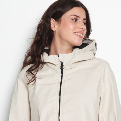 Imagen 2 del producto CHAQUETA IMPERMEABLE MANGA LARGA CON CAPUCHA