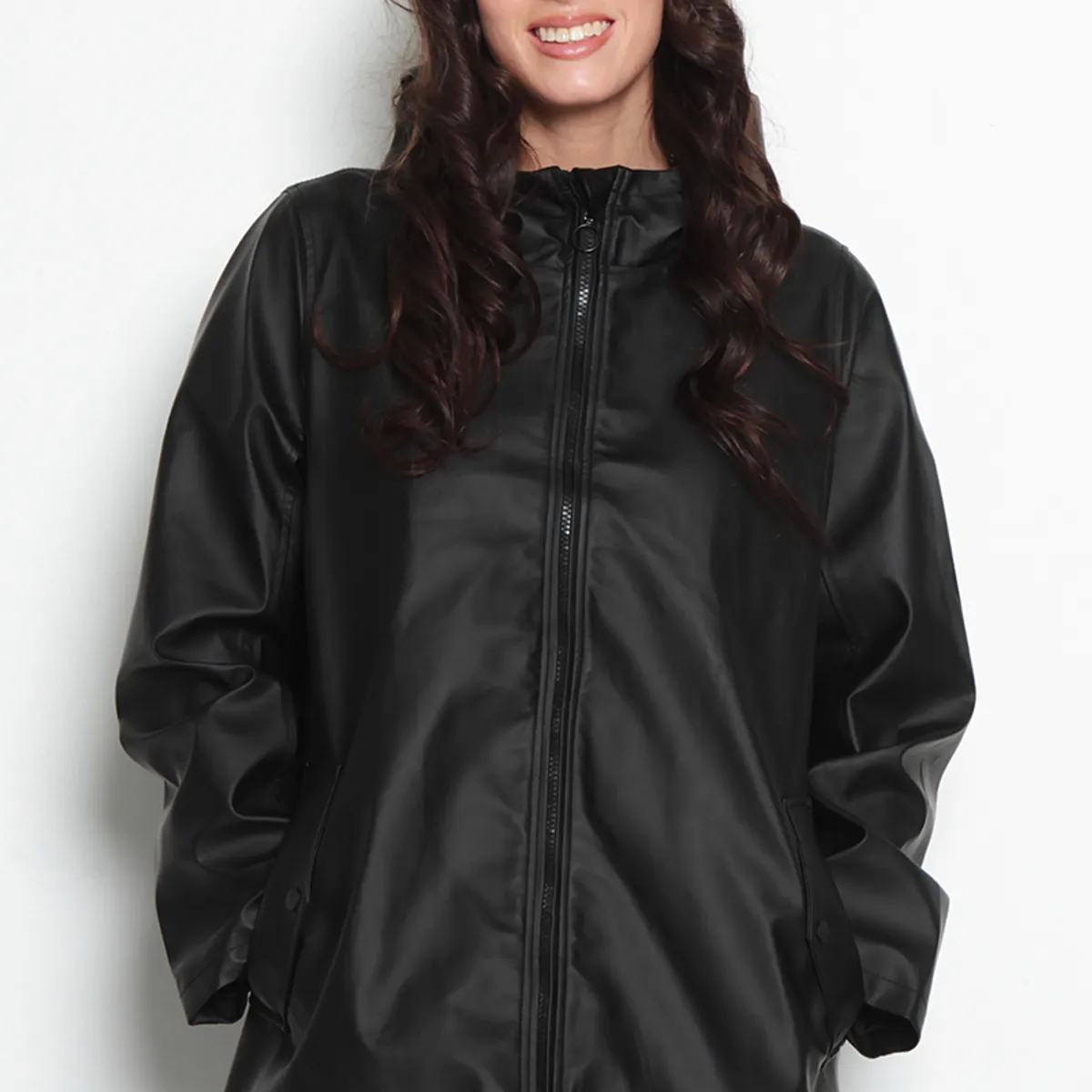 WADOS - CHAQUETA IMPERMEABLE MANGA LARGA CON CAPUCHA