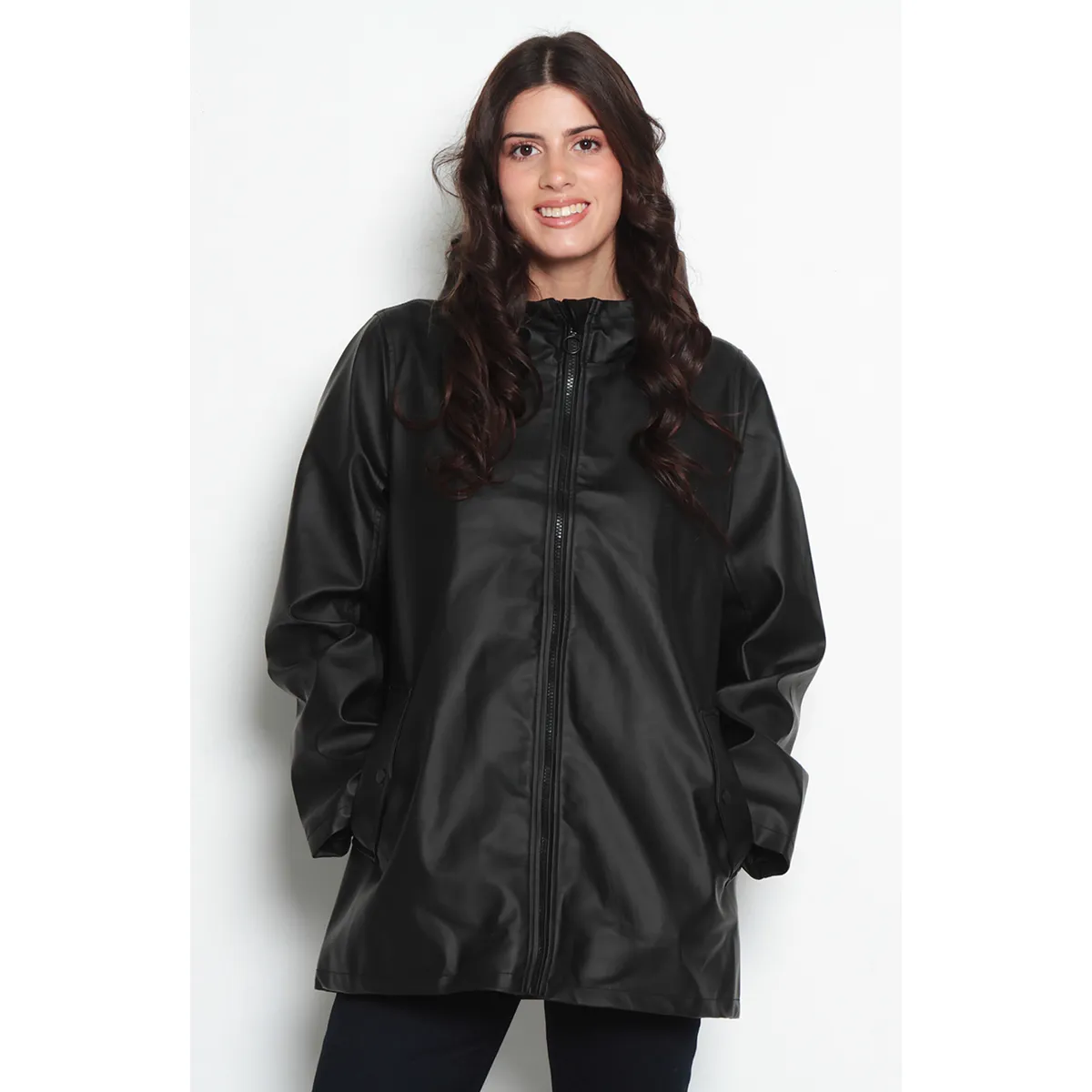 WADOS - CHAQUETA IMPERMEABLE MANGA LARGA CON CAPUCHA