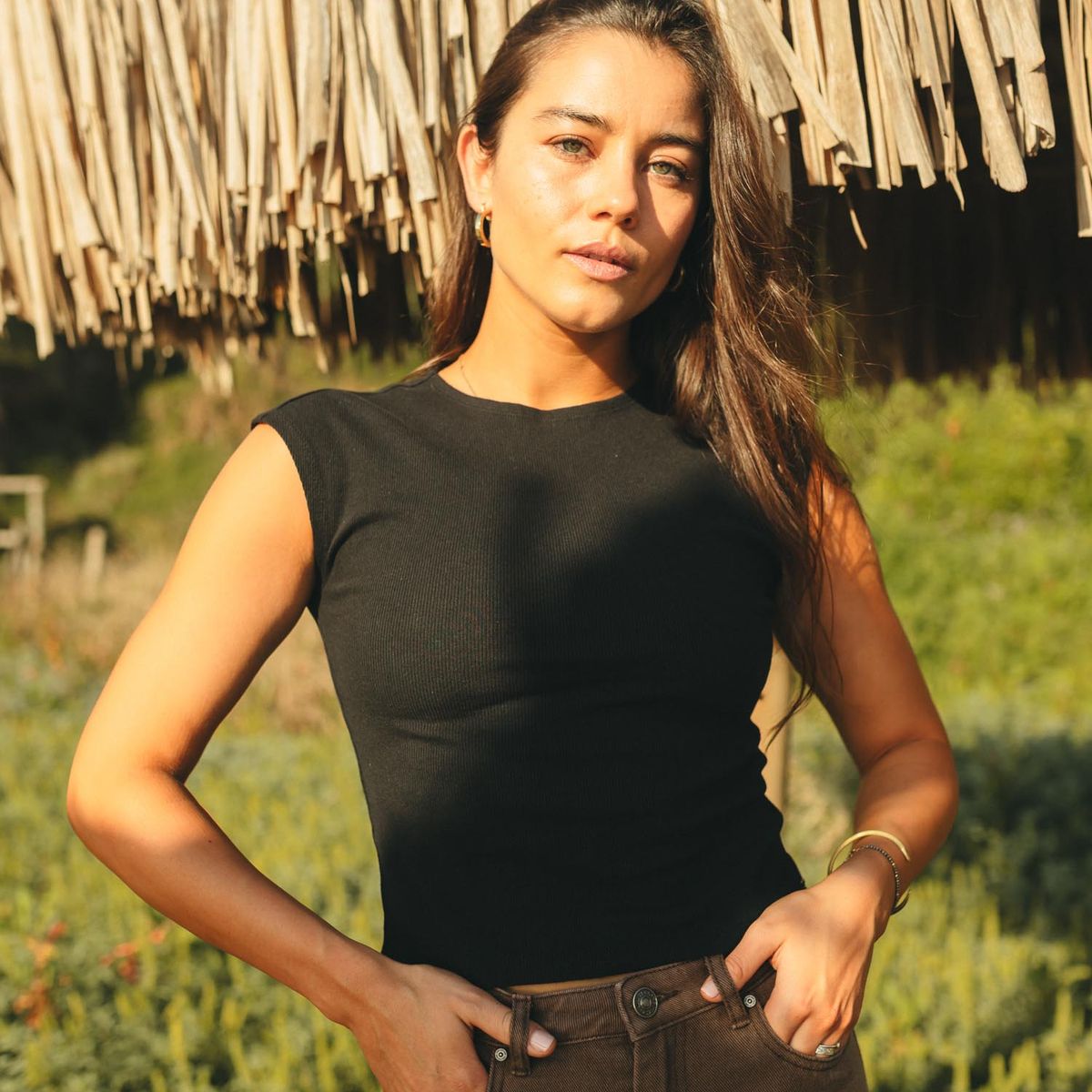 MAUI AND SONS - Polera Mc Tanna Negro Mujer Maui And Sons