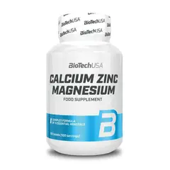 BIOTECH USA - Calcio Zinc Magnesio 100 tabletas
